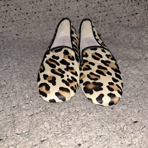 LE MIE BALLERINE-Leopard Calf Hair-Leather-Ballerina Flats-Sz 39-8.5-Excellent - Picture 3 of 8